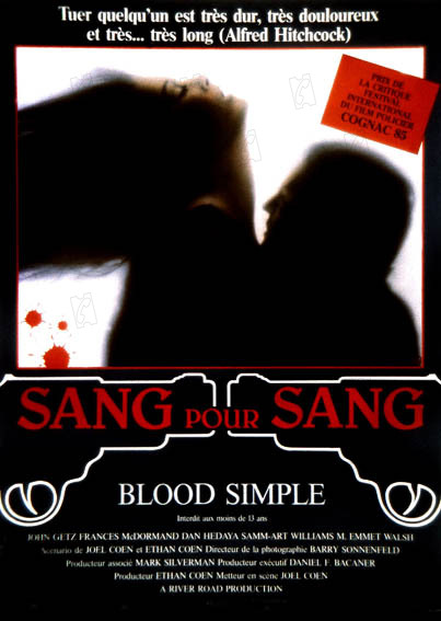 Sang pour sang Blood Simple 1983 real: Joel Coen Frances McDormand COLLECTION CHRISTOPHEL