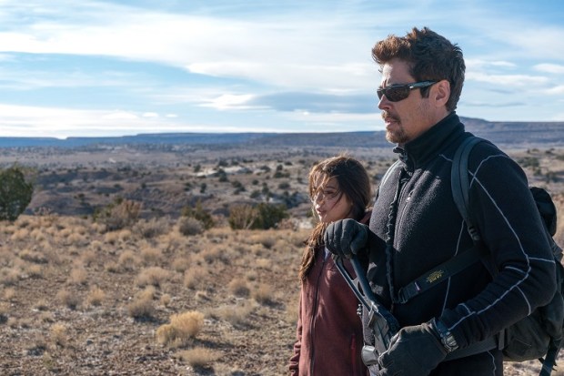 Benicio Del Toro and Isabela Moner